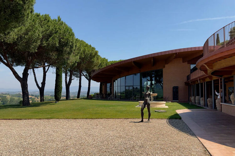 Bindella Wine Estate-view from terrace across the countryside