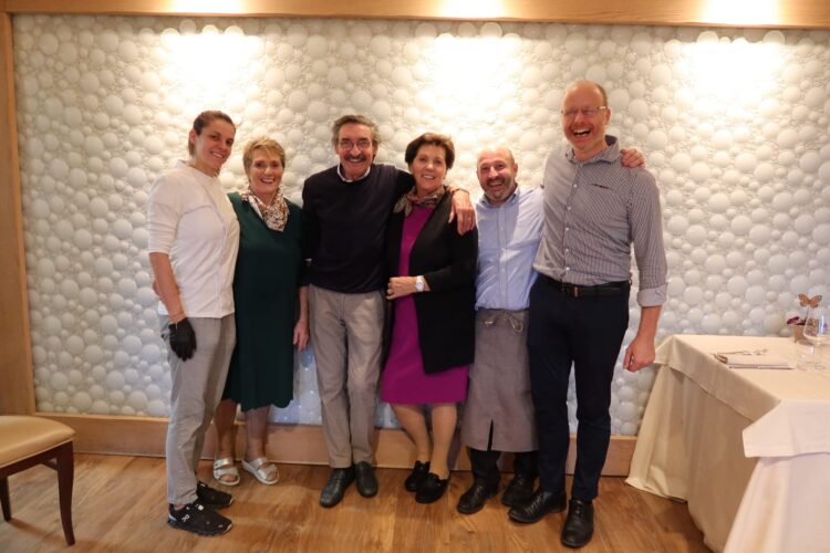 Giampiero and his family who run the Miramonti Hotel