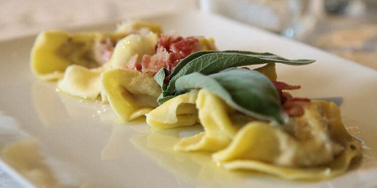 Italian dish of Casoncelli della Valle Imagna