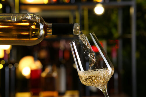 Wine Being Poured